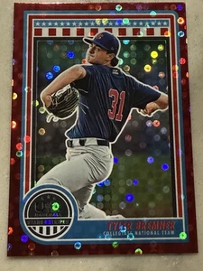Tyler Bremner 2025 Panini Stars & Stripes Red Team USA #43/199 Marlins Prospect - Bild 1 von 2