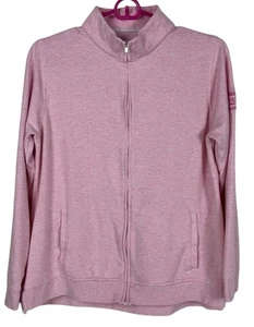 Chaqueta Damas Peter Millar Cremallera Completa Capa Rosa Talla Grande Usada en Excelente Condición!!!!!! - Imagen 1 de 7