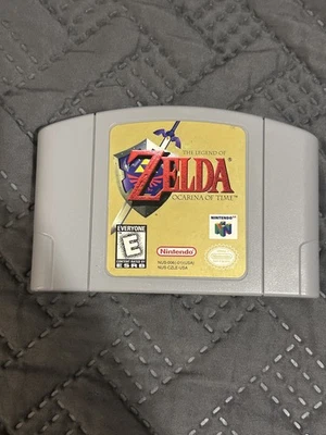 Zelda Ocarina of Time Nintendo 64 N64 Authentic Tested & Working. - Image 1 of 3