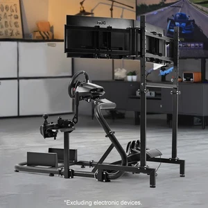 Marada Racing Sim Cockpit Mit Triple Monitor Stand Passend Für Logitech G923 G29 - Bild 1 von 21