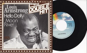 Louis Armstrong -Hello Dolly / Moon River- 7" 45MCA Records (101 780 - 100) - Picture 1 of 1