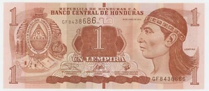 Honduras 1 Lempira 20-6-2019 Pick 96 UNC Uncirculated Banknote - Picture 1 of 2
