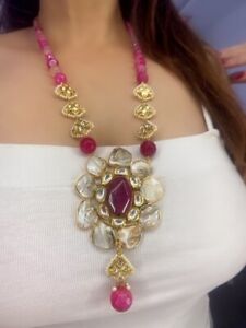 Presenting….Pearls,Kundan,Agate Stone,Pink Onyx Stones