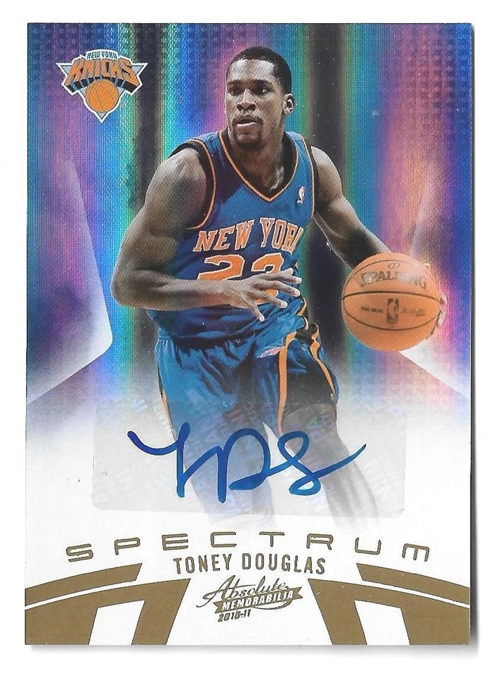 2010-11 Absolute Memorabilia Spectrum Autograph Toney Douglas Serial # 110/199 - Image 1 of 1