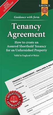 Unfurnished Tenancy Agreement Form Pack: How To Create A Tenancy Agreement For • 12.21£