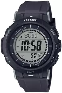 Casio PRG-30 ProTrek Watch, Black, DuraSoft Band Men Watch - Picture 1 of 1