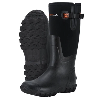 HISEA Women Rain Snow Boots Waterproof Insulated Hunting Garden Chore Work Boots - Image 1 of 4