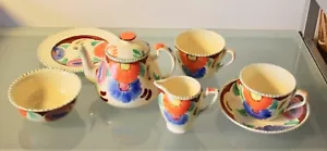 Era Ware Art Deco Hand Painted Part Tea Set. - Picture 1 of 5