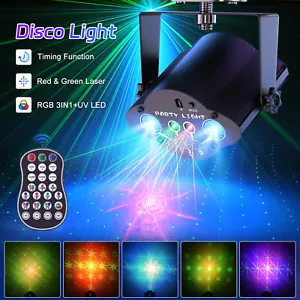 1024Patterns Laser Projector Stage Light LED RGB Party KTV Club USB Disco Lights - Picture 1 of 20