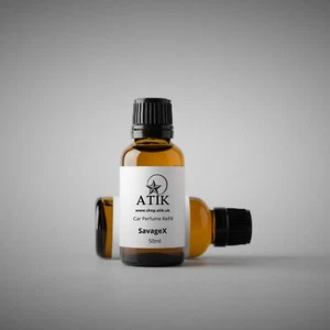 Atik Car Refill Air Freshener Perfume Diffuser Oil Fragrance Vent 50ml - SavageX - Picture 1 of 5