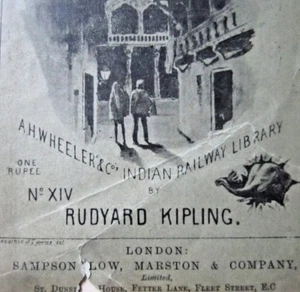 Rudyard Kipling, City of Dreadful Night - Sampson 1891 - seltenes 1. UK Taschenbuch - Bild 1 von 12