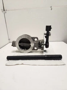 Shaw 301-HMHL Manual Stainless Wafer Butterfly Valve 4in 300 - Picture 1 of 11