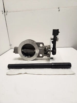 Válvula mariposa oblea manual de acero inoxidable Shaw 301-HMHL 4 pulgadas 300 Foto 1 de 4