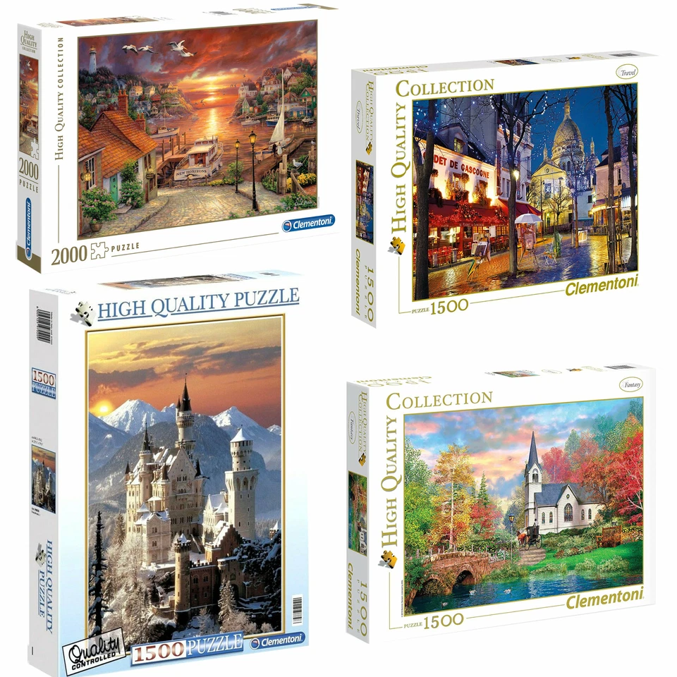 Clementoni High Quality Collection Grand Puzzle 1500 2000 Pièces Puzzle Grand - Photo 1/1