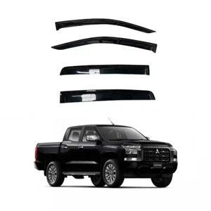 TRADIESCHOICE Weather Shields Window Visors for Mitsubishi Triton MV 2023-2025 - Foto 1 di 4