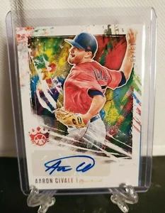 2020 Diamond Kings Aaron Civale 13 /49 DK Signatures Autograph Cleveland #DKS-AC - Picture 1 of 3