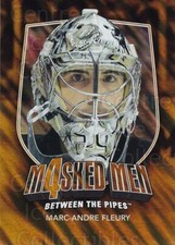 2011-12 Between The Pipes Masked Men 4 Gold #17 Marc-Andre Fleury