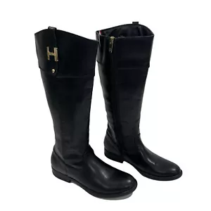 Stivali equestri Tommy Hilfiger da donna Shyenne 3 taglia 8,5 M neri - Foto 1 di 9