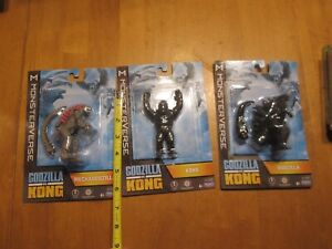 GODZILLA VS. KONG MONSTERVERSE PLAYMATES TOYS APPROX 4" COMPLETE YOUR COLLECTION