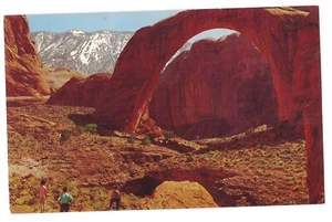RAINBOW BRIDGE NATIONAL MONUMENT Southern Utah Postcard UT Rock Formation - Picture 1 of 2