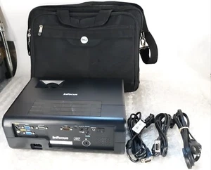 InFocus IN2122 Meeting Room DLP Projector 2x VGA + Power Cord 1418H w/out Remote - Picture 1 of 5