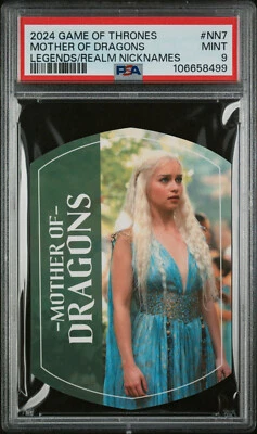 Emilia Clarke, Mother of Dragons, GoT Legends of the Realm, Nicknames NN7, PSA 9 - Image 1 of 2