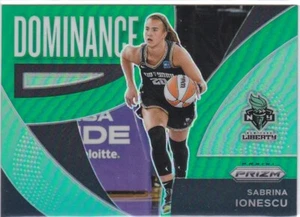 2022 Panini WNBA Prizm "GREEN Prizm: DOMINANCE  " Sabrina Ionescu #7 - Picture 1 of 2