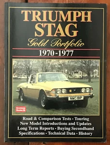 "TRIUMPH STAG GOLD PORTFOLIO 1970-1977" PB NF TESTS, SPECS, DATA, PHOTOS - Picture 1 of 1