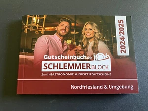 Schlemmerblock 2024/2025 Nordfriesland und Umgebung, Gutscheinbuch Nordsee Husum - Bild 1 von 1