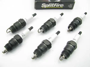 (6) Splitfire SF512E PERFORMANCE Ignition Spark Plugs 1987-1996 Ford 300 4.9L-L6 - Picture 1 of 3