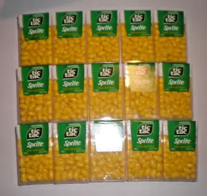(15) TIC TACS SPRITE LEMON LIME FLAVORED LIMITED EDITION BEST BY DATE 05/20/2025 - Picture 1 of 2
