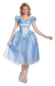 Disguise - Women's Cinderella Movie Deluxe Costume-Sz M(8-10)-NEW - Picture 1 of 6