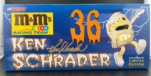 #36 Ken Schrader M&M'S/Halloween 1:24 NASCAR diecast stock car - Picture 1 of 7