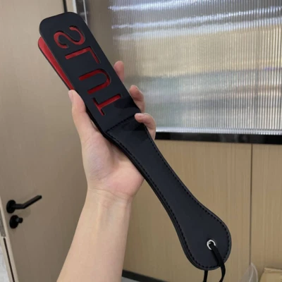 Paleta de cuero PU azotes equitación azotador látigo cultivo castigo juego al aire libre Foto 1 de 4