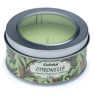Goloka Wax Candle Tin - Citronella - Picture 1 of 1