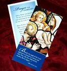 Carte Sainte de Noël Sainte Famille Nativité Jésus Marie Joseph anges etc #11