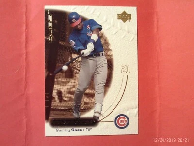 2001 Upper Deck Ovation #36 Sammy Sosa Chicago Cubs Baseball Card. - Image 1 of 4
