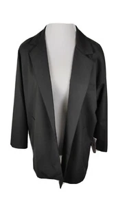 Chaqueta Zara Mujer Talla M Negra Frente Abierto Lt.Weight S46 - Imagen 1 de 14