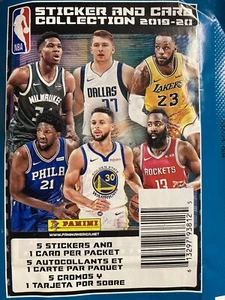 2019 Panini Sticker And Card Collection- Unopened Pack- 5 Stickers.  1 Card Pack - Picture 1 of 2