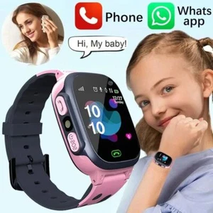 GPS SOS Kids Smart Watch SIM Card Waterproof Smartwatch Kids Watches Children - Picture 1 of 9