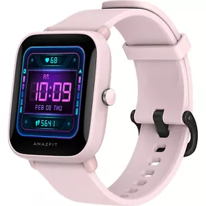 Amazfit Bip U Pro Bluetooth Pink Smartwatch NEW - Picture 1 of 1