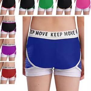 Kids Girls Short Pants Stage Boyshorts Athletic Bottoms Sport Shorts Summer - Picture 1 of 86