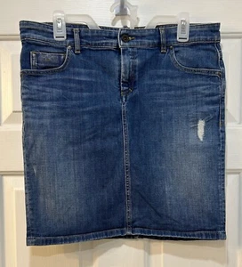 Marc O'Polo Mini Jean Skirt Sz 32 Candiani Denim Y2K 90's Cowgirl Festival Italy - Picture 1 of 11