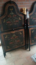 letto doppio antico vintage