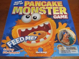 NEW Blue Orange Giant Pop-Up PANCAKE MONSTER Game Feed Me! Over 2 Feet Tall - Picture 1 of 8