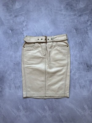 Falda vintage de cuero para mujer JPG Jeans Donna by Gaultier talla It40 EE. UU. 6 Foto 1 de 4