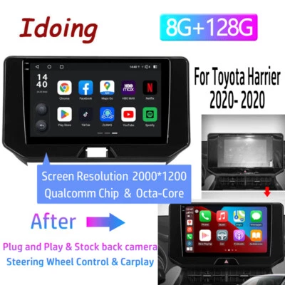 Android Car Stereo Radio For Toyota Harrier 2020 2021 2022 GPS Navigation - Image 1 of 4