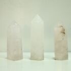 600Gnatural White Quartz Obelisk Crystal Wand Point Healing Mineral Stone