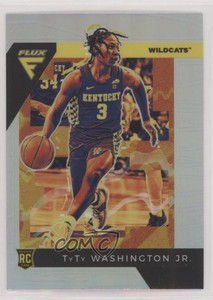 2022 Chronicles Draft Picks Flux Silver Prizm TyTy Washington Jr #10 Rookie RC