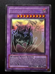 Elemental Hero Chaos Neos GLAS-EN036 Fantasma Raro 1ª Edición EURO Juego Ligero + Yugioh - Imagen 1 de 3